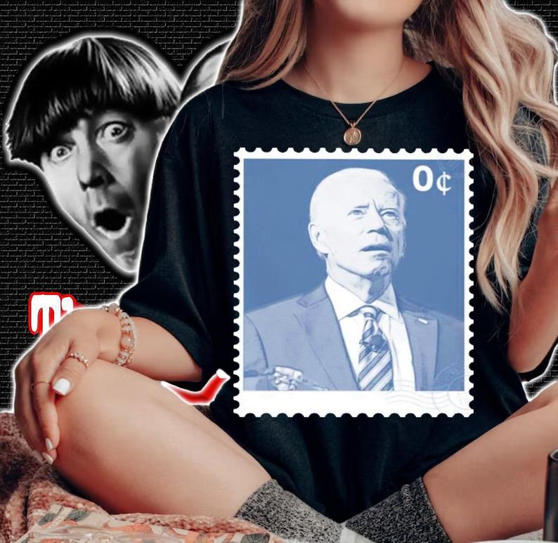 Joe Biden Zero Cent Stamp Shirt woman shirt