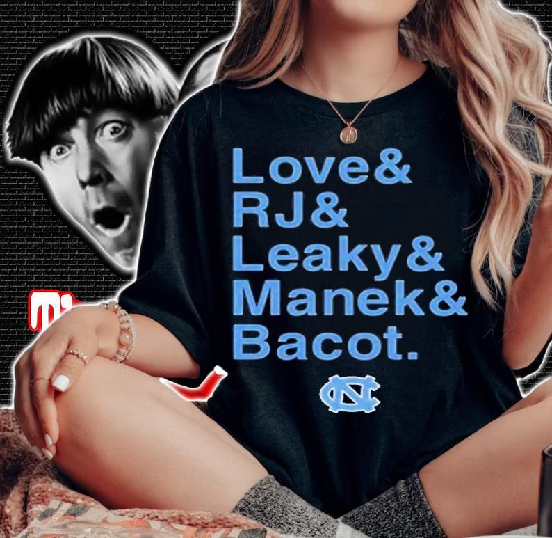 Love And Rj And Leaky And Manek And Bacot T-Shirt woman shirt