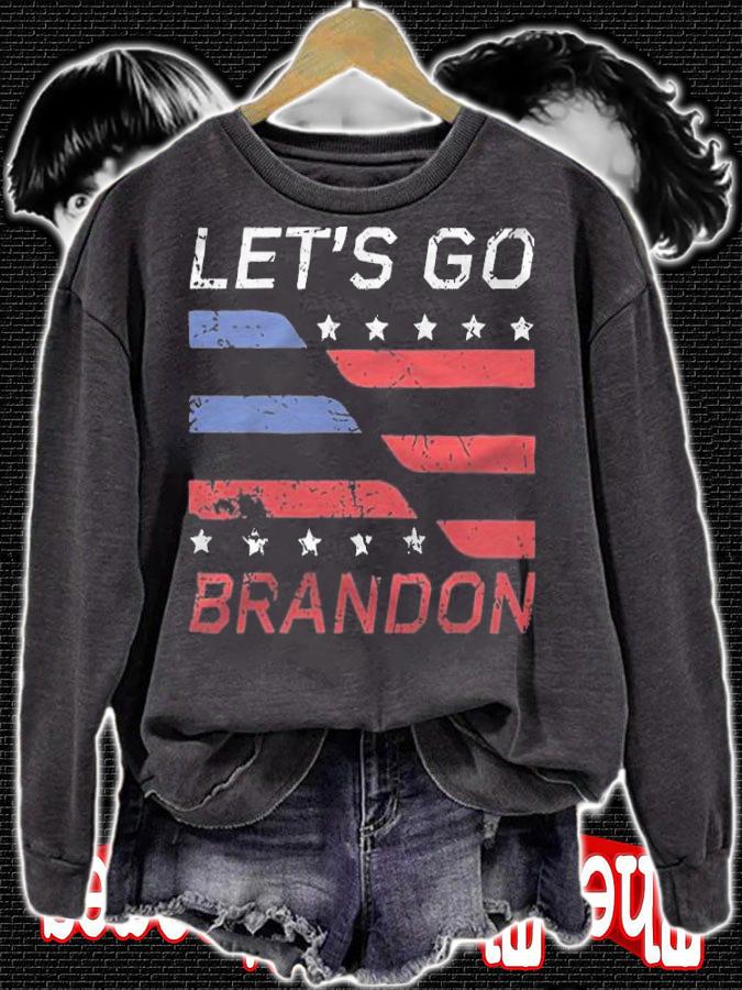 New Design lets Go Brandon, Let Go Brandon, Fjb, Brandon Biden, Republican, Brandon FlagT-Shirt