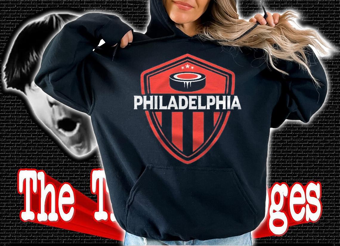 Philadelphia Hockey Jersey Puck Badge Original Design Shirt
