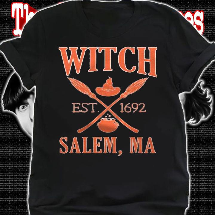 Funny Halloween Witch Salem Ma Shirt shirt