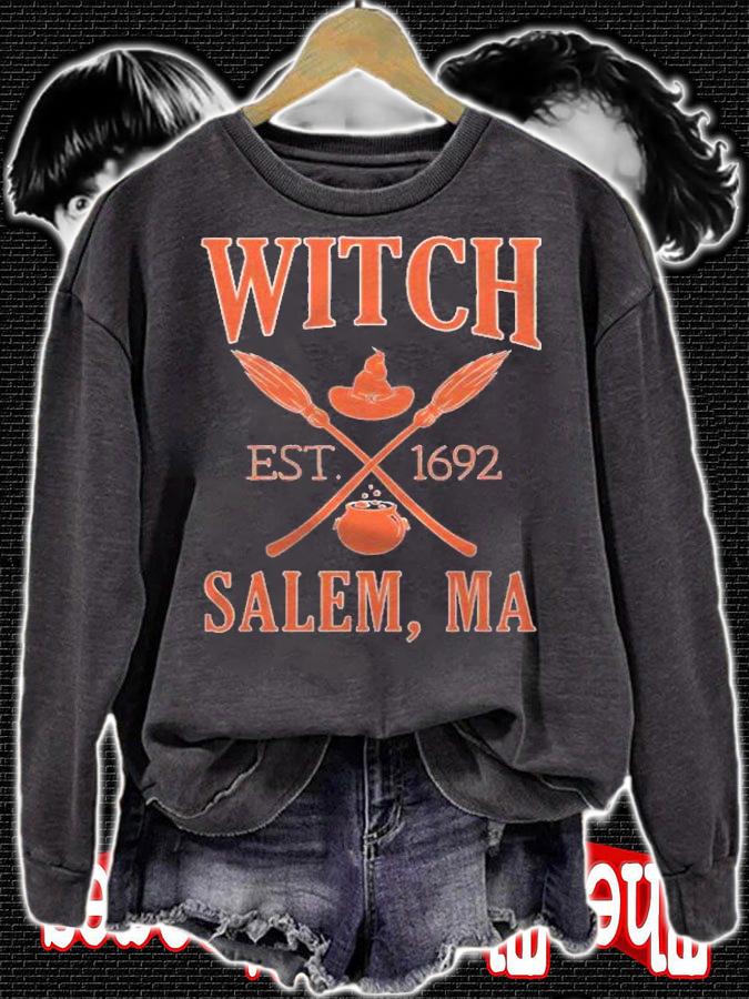 Funny Halloween Witch Salem Ma Shirt sweatshirt
