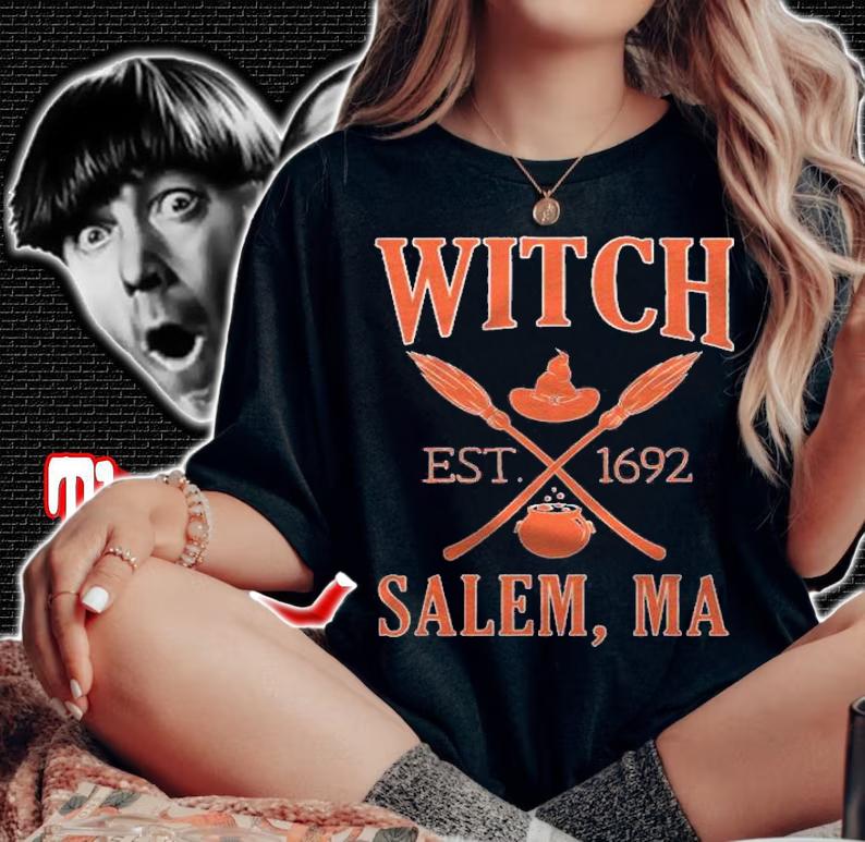 Funny Halloween Witch Salem Ma Shirt woman shirt