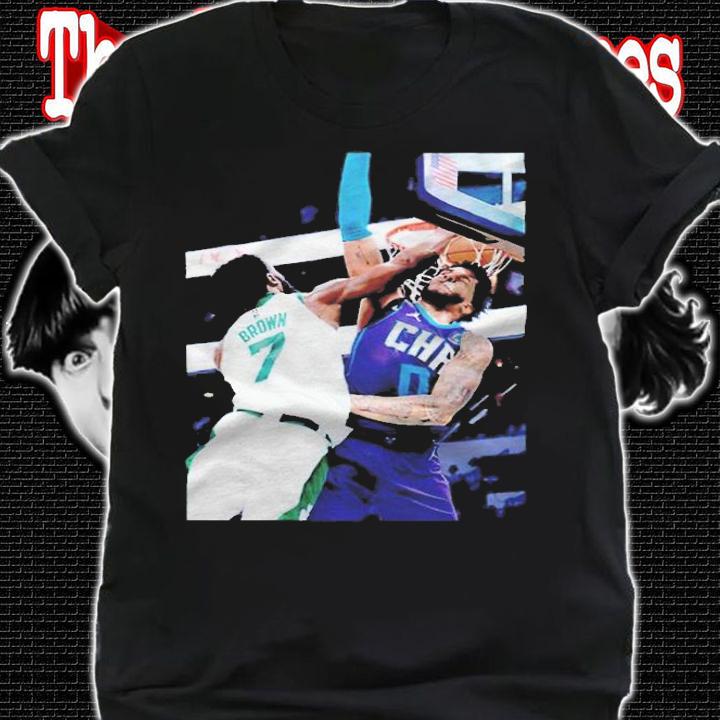Jaylen Brown throws it down T-shirt shirt