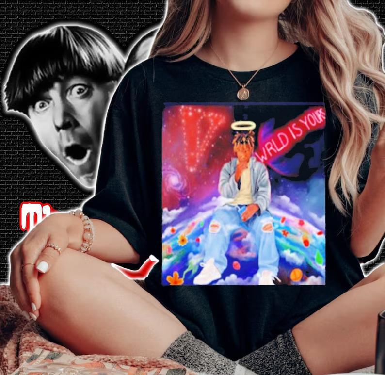 Juice Wrld Sitting On Earth Shirt woman shirt
