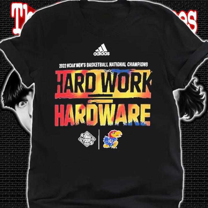 Kansas Jayhawks 2022 NCAA Men's Basketball National Champions Locker Room T-Shirt shirt