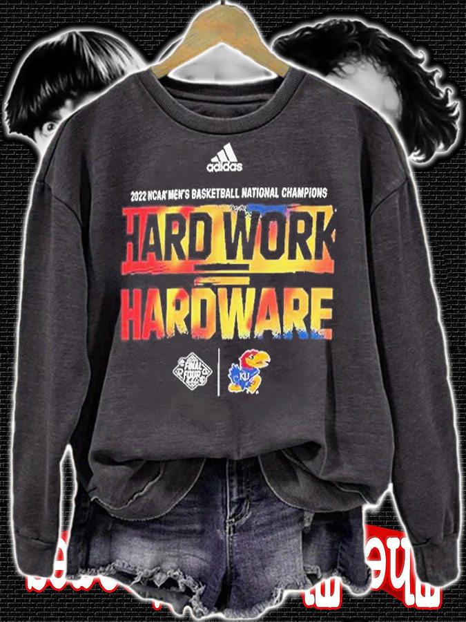 Kansas Jayhawks 2022 NCAA Men's Basketball National Champions Locker Room T-Shirt sweatshirt