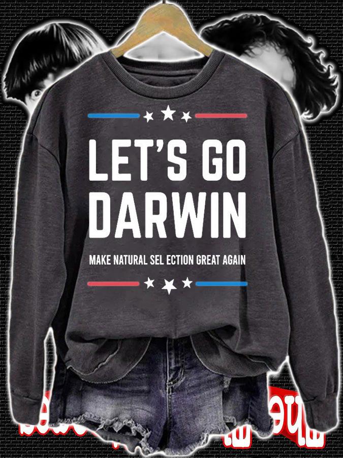 Let's Go Darwin Magnet, Charles Darwin T-Shirt sweatshirt