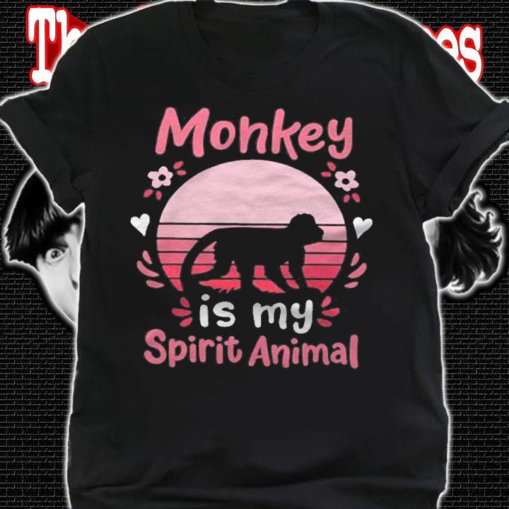 Monkey Is My Spirit Animal Shirt