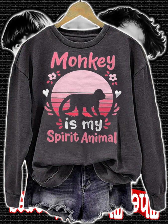 Monkey Is My Spirit Animal Shirt