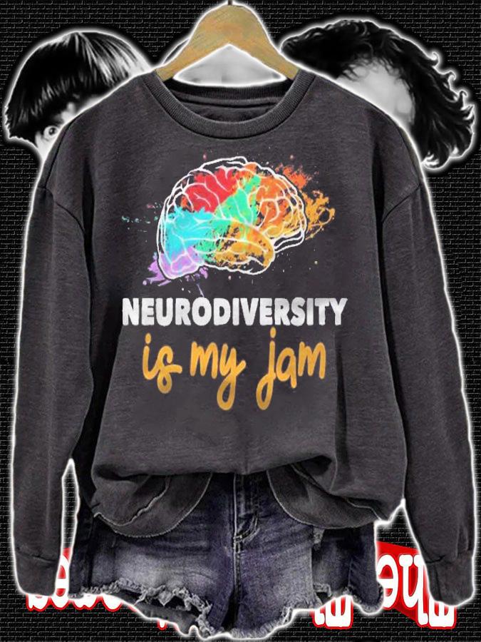 Neurodiversity Is My Jam Cool Autistic Awareness Gift Shirt
