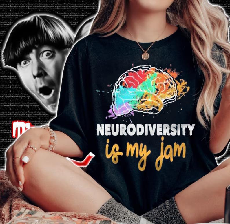 Neurodiversity Is My Jam Cool Autistic Awareness Gift Shirt