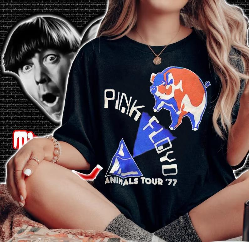 Pink Floyd Animals Tour 77 Pig T-shirt