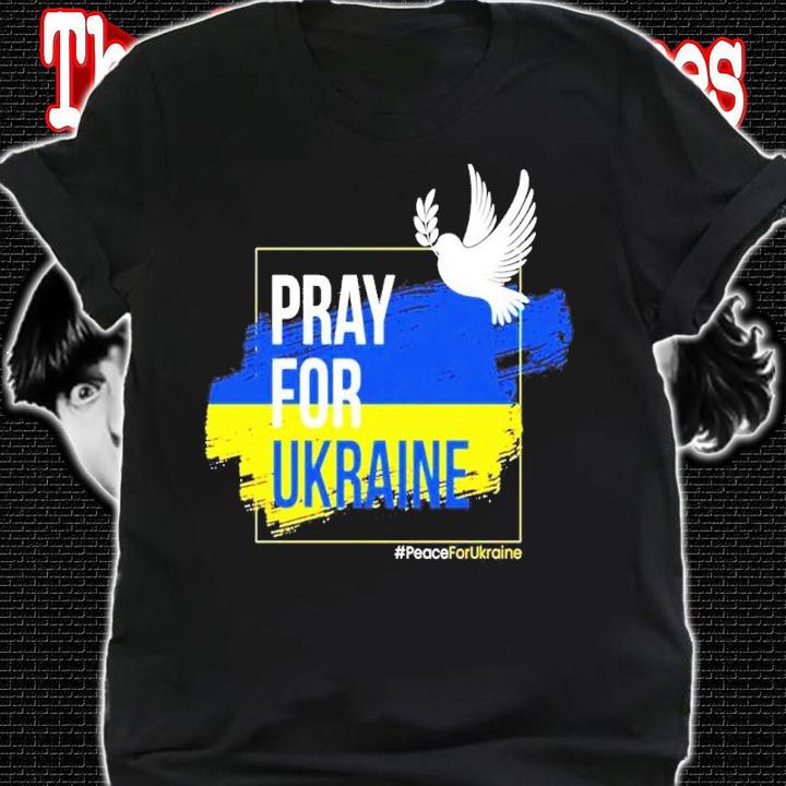 Pray For Ukraine Peace Ukrainian Shirt shirt
