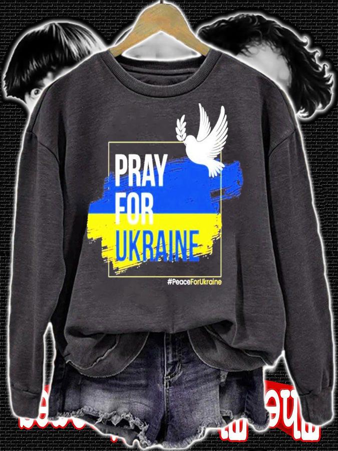 Pray For Ukraine Peace Ukrainian Shirt sweatshirt