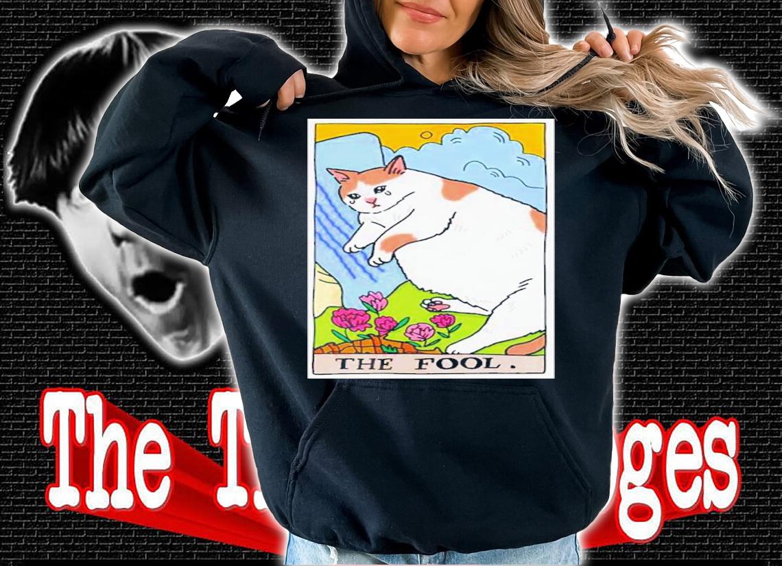 Sad Cat Meme The Fool Tarot Sparklings Shirt hoodie