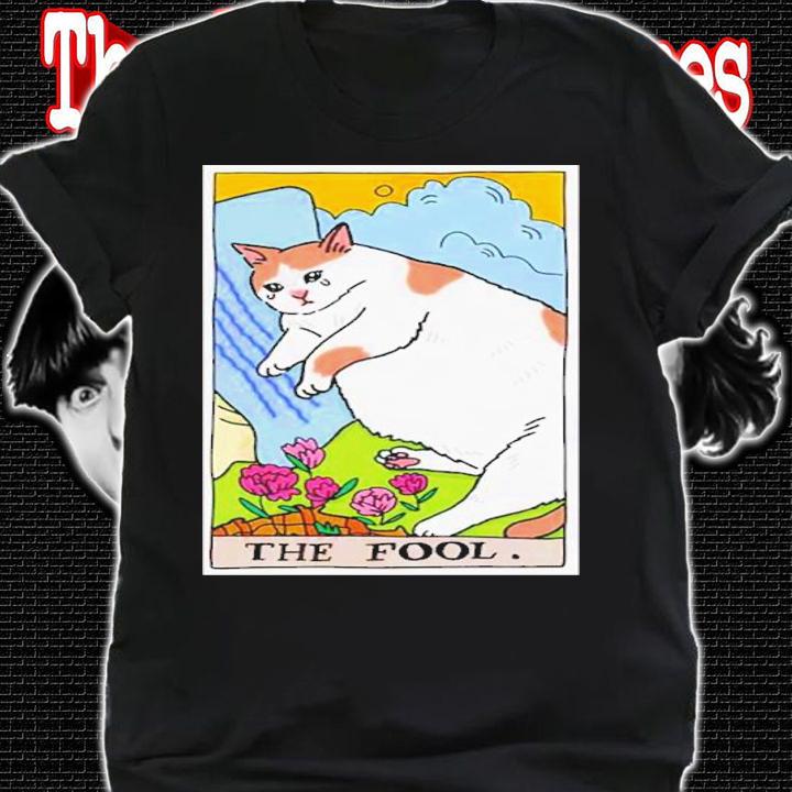 Sad Cat Meme The Fool Tarot Sparklings Shirt shirt