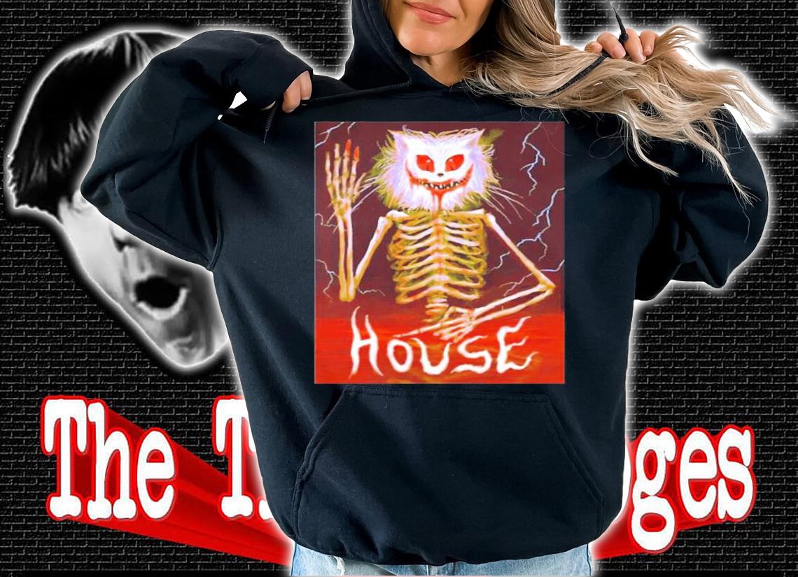 Cat Skeleton House Shirt hoodie