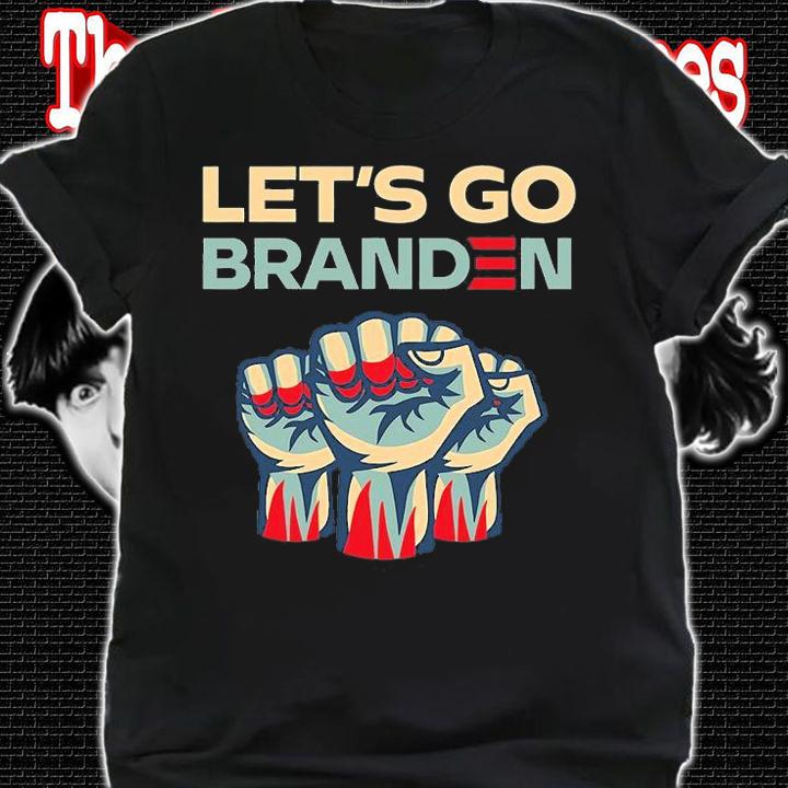Let's Go Branden Brandon US Flag Funny, Branden Let's Go T-Shirt shirt
