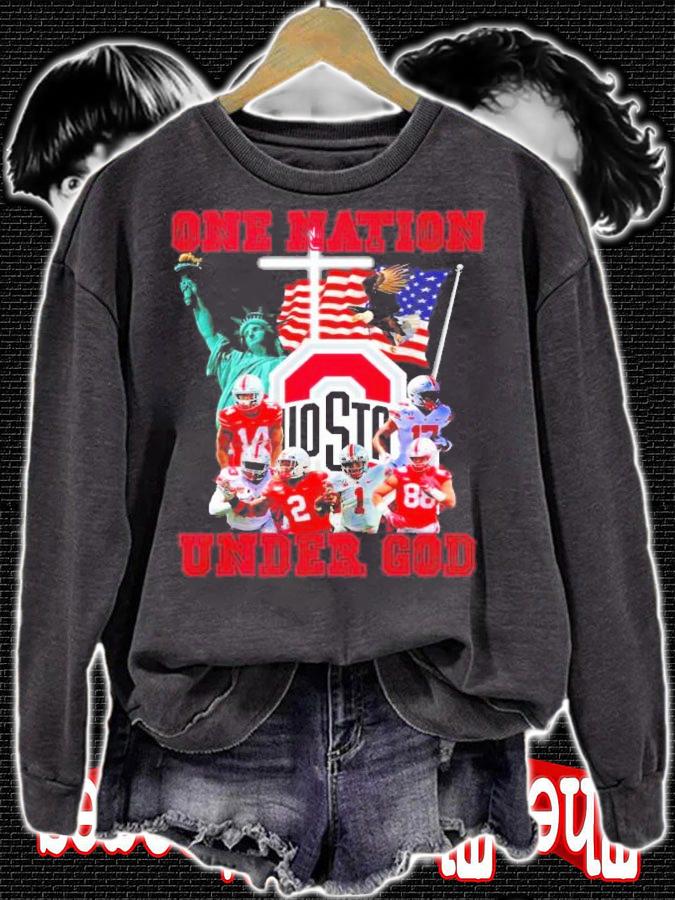 Official Ohio State Buckeyes One Nation Under God Shirt sweatshirt