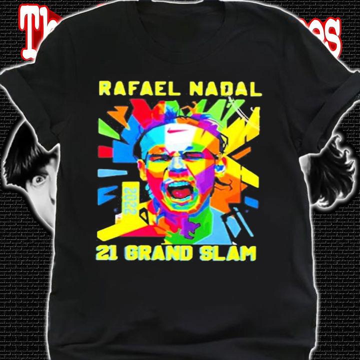 Rafael Nadal Tennis Champions 21 Grand Slam T-Shirt shirt