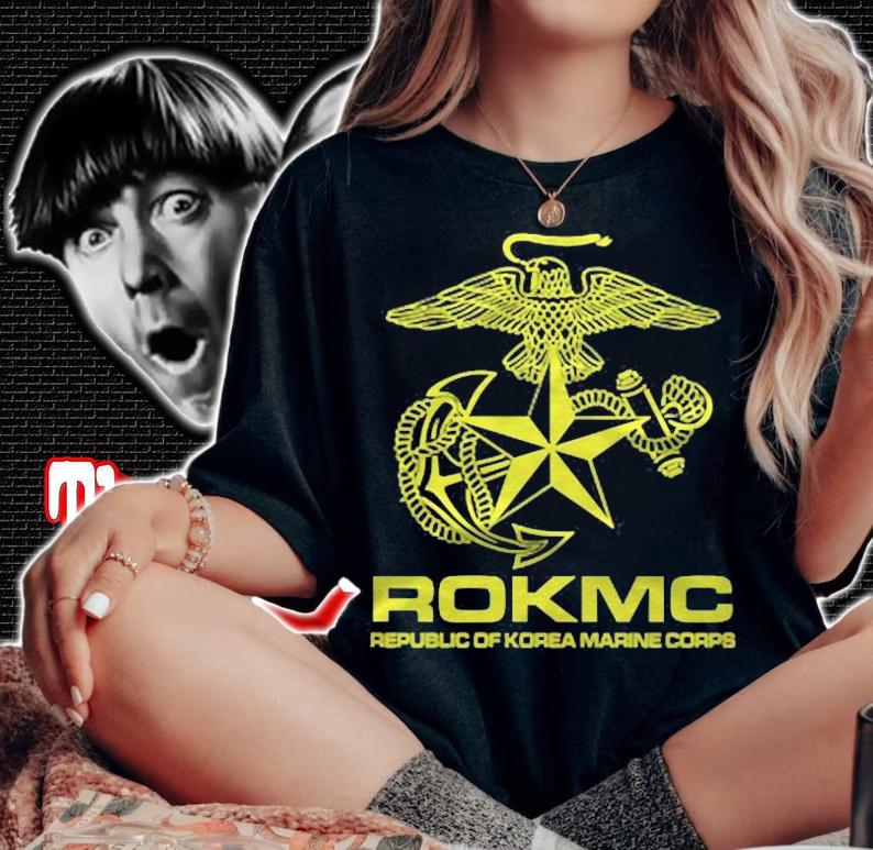 Rokmc Korean Navy Diver Military Shirt woman shirt