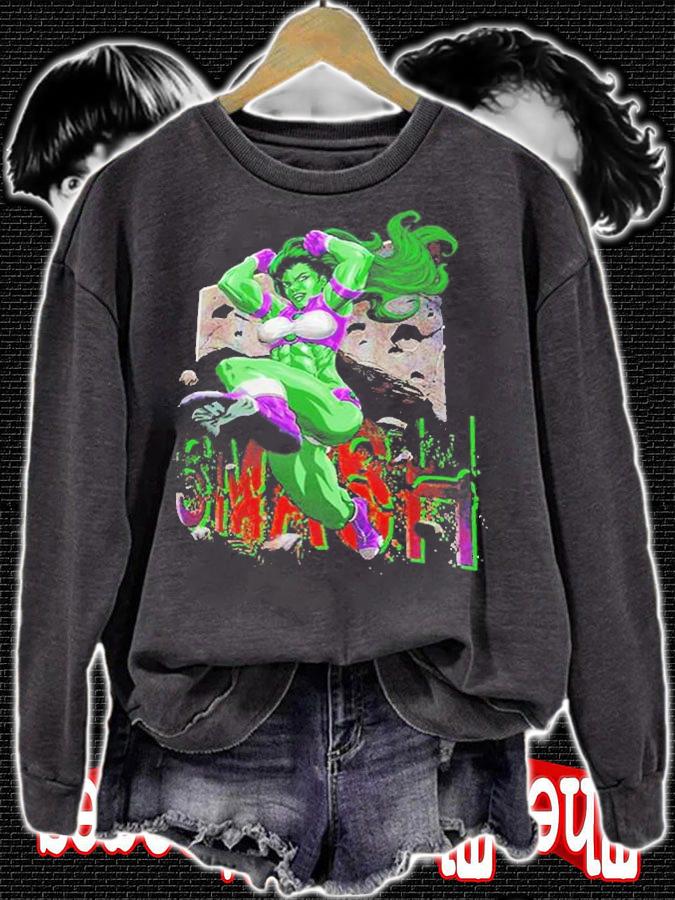 She Hulk Smash Classic T-Shirt sweatshirt