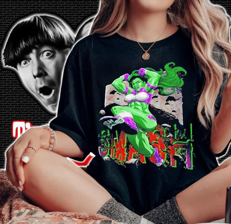 She Hulk Smash Classic T-Shirt woman shirt