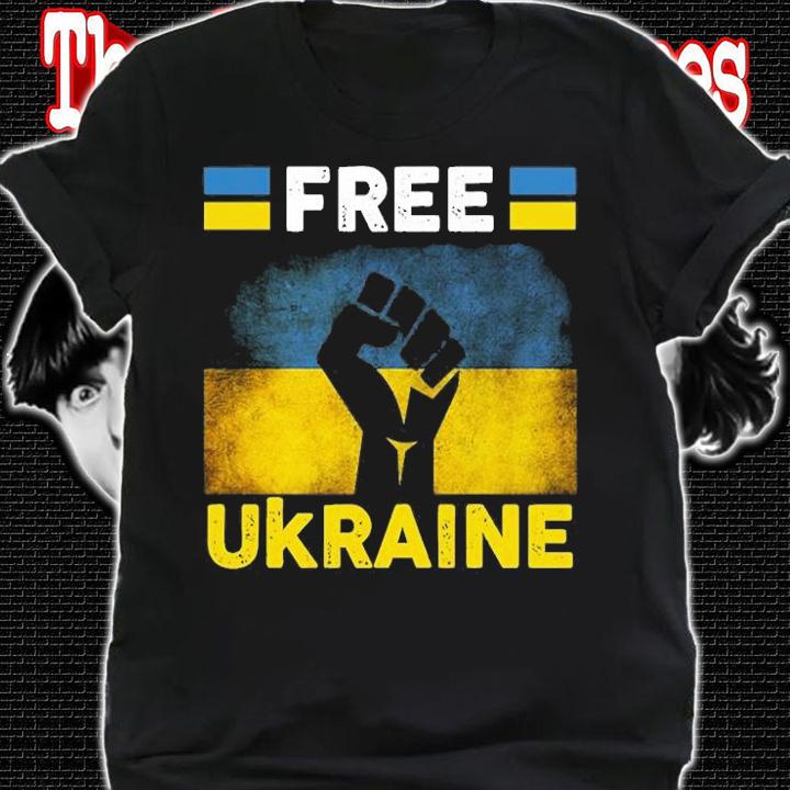 Support Ukraine I Stand Ukraine Flag Free Ukraine T-Shirt