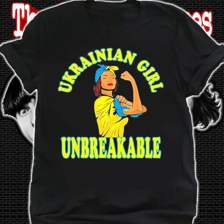 Ukrainian Girl Unbreakable Feminine Ukraine Flag Peace Ukraine T-Shirt shirt