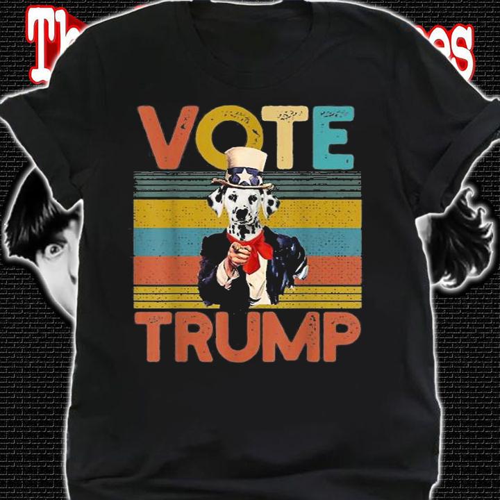 Vote Trump Vintage Dog T-Shirt shirt