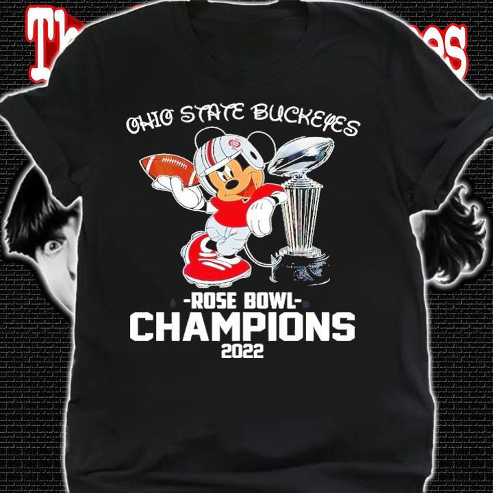 Mickey Ohio State Buckeyes 2022 Rose Bowl Champions NCAA Football Shirt shirt