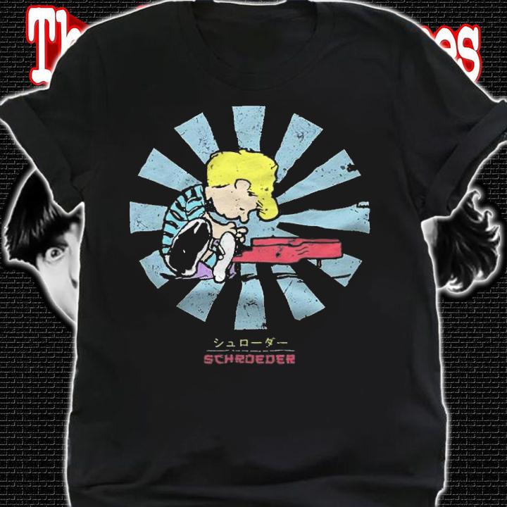 Peanuts Schroeder Retro Japanese Shirt shirt