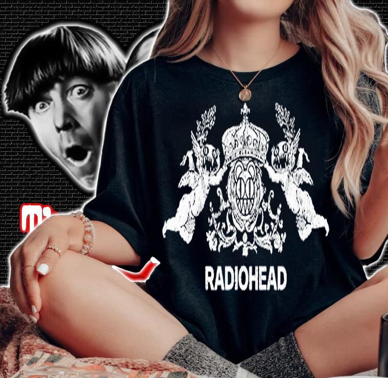 Savannah Guthrie R13 Black Radiohead T-Shirt