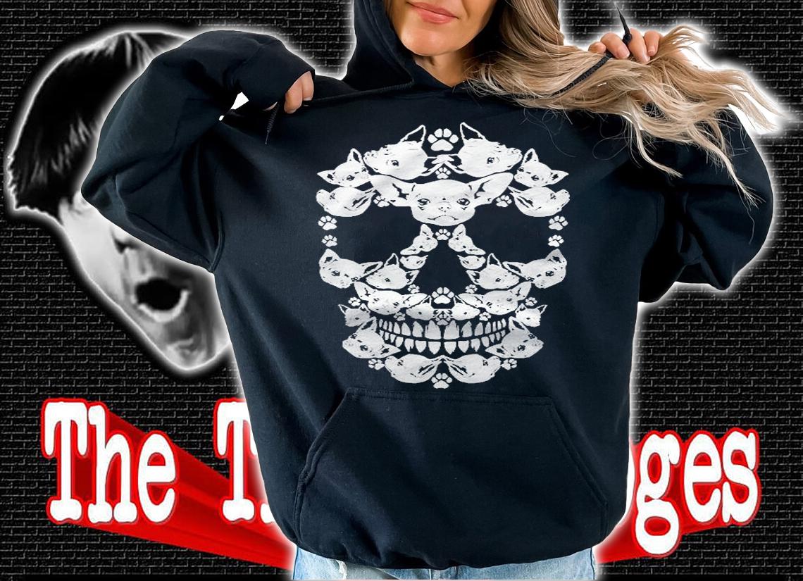 Skull Chihuahua Skeleton Halloween Costume Scary Shirt hoodie