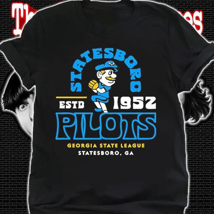 Statesboro Pilots Georgia Vintage Minor League Baseball T-Shirt shirt