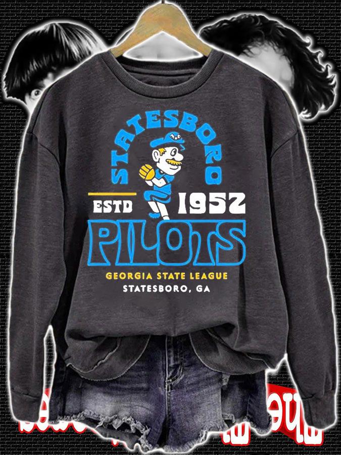 Statesboro Pilots Georgia Vintage Minor League Baseball T-Shirt sweatshirt