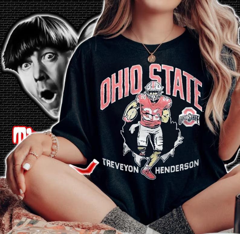 Treveyon Henderson Ohio State Buckeyes T-shirt woman shirt
