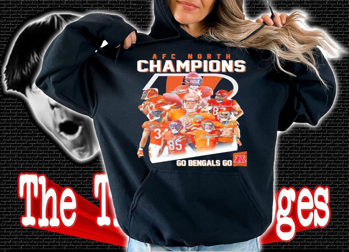 Cincinnati Bengals AFC North Champions Go Bengals Go Shirt hoodie