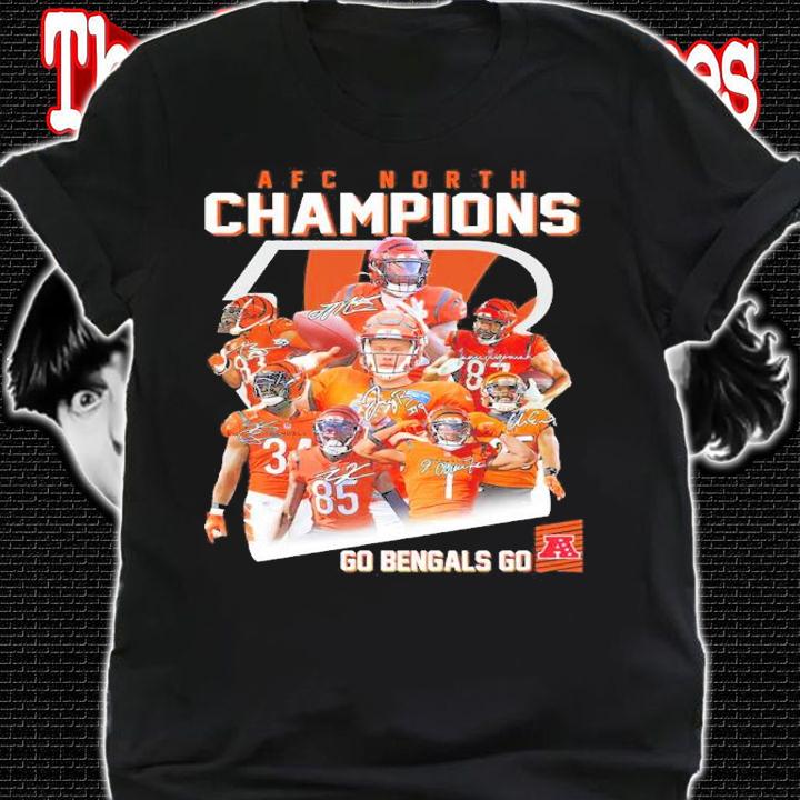 Cincinnati Bengals AFC North Champions Go Bengals Go Shirt shirt