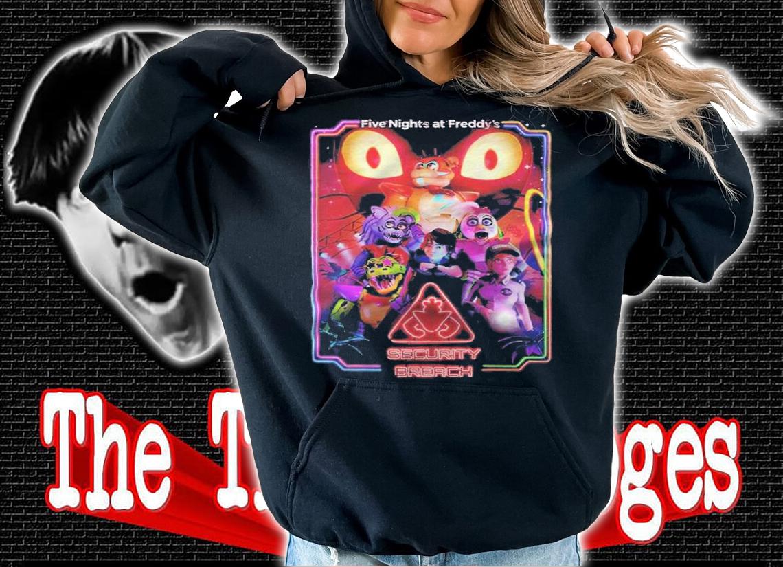 Five Nights at Freddy's security breach characters T-shirt