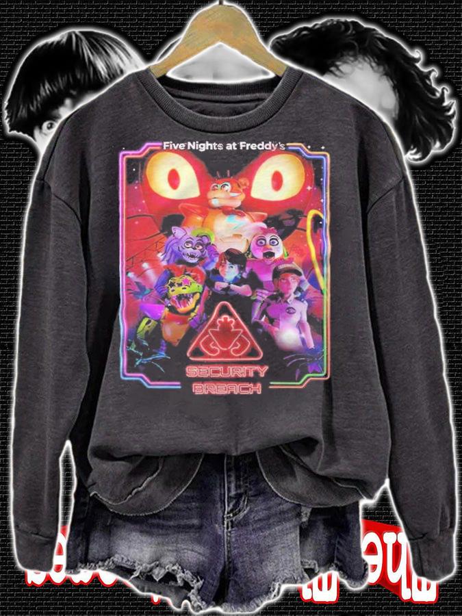 Five Nights at Freddy's security breach characters T-shirt
