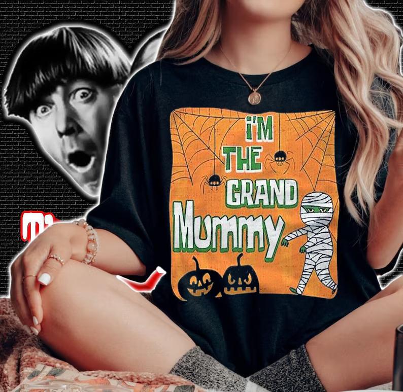 Im The Grand Mummy Grandma Halloween Grandmother Shirt