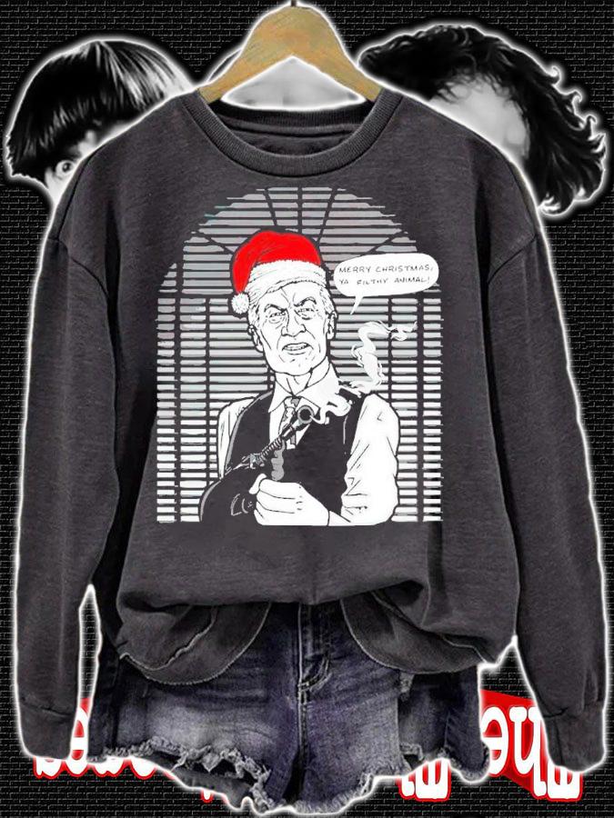 Merry Christmas Ya Filthy Animal Shirt sweatshirt