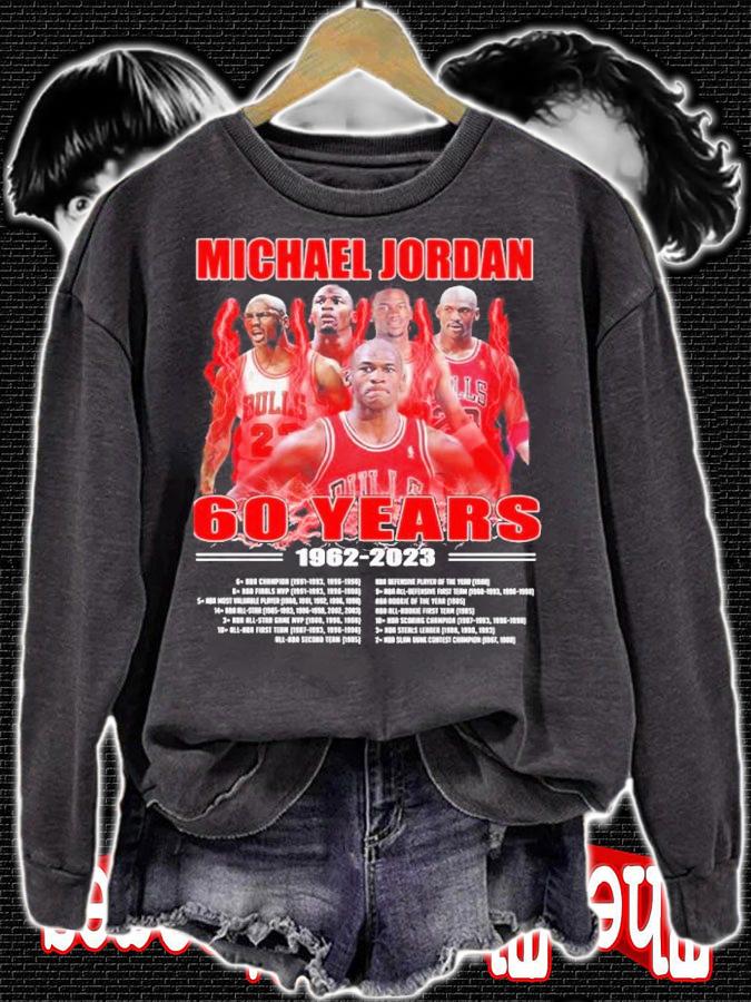 Michael Jordan 60 years 1962-2023 shirt sweatshirt