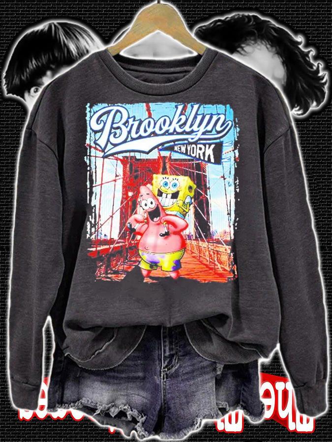 Nickelodeon Spongebob Squarepants Brooklyn Nkbob1042 T-Shirt sweatshirt
