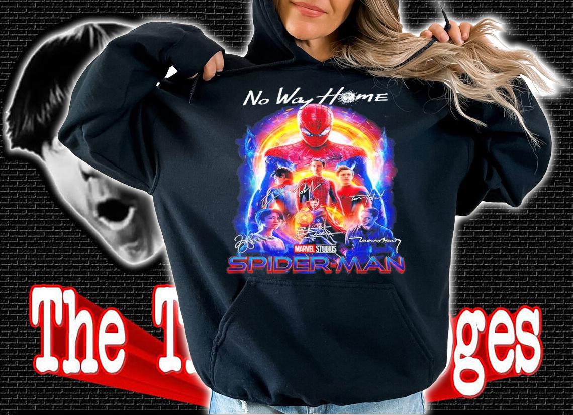No Way Home Spider-Man Marvel Studios Signatures Shirt