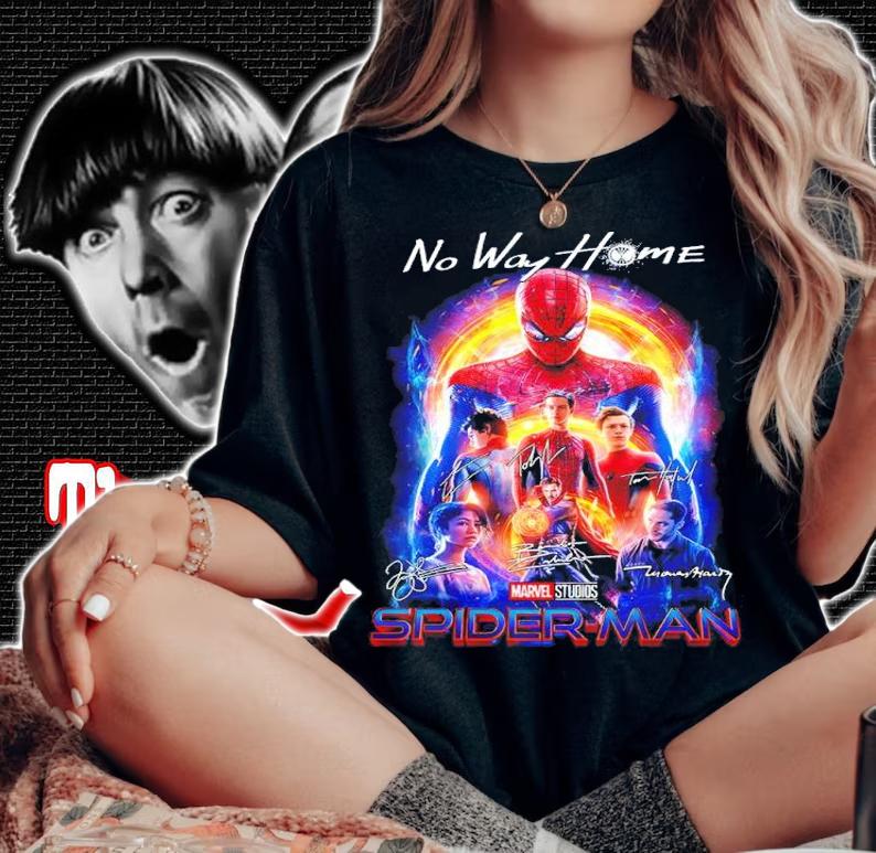 No Way Home Spider-Man Marvel Studios Signatures Shirt