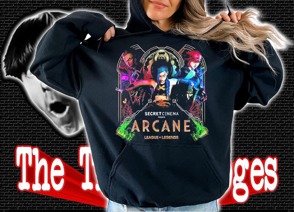 Riot Games And Secret Cinema Arcane League Of Legends Shirt