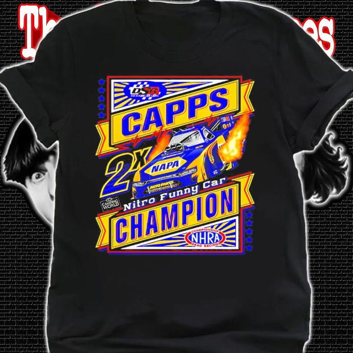 Ron Capps 2X Nitro Funny Car Champion T-Shirt shirt